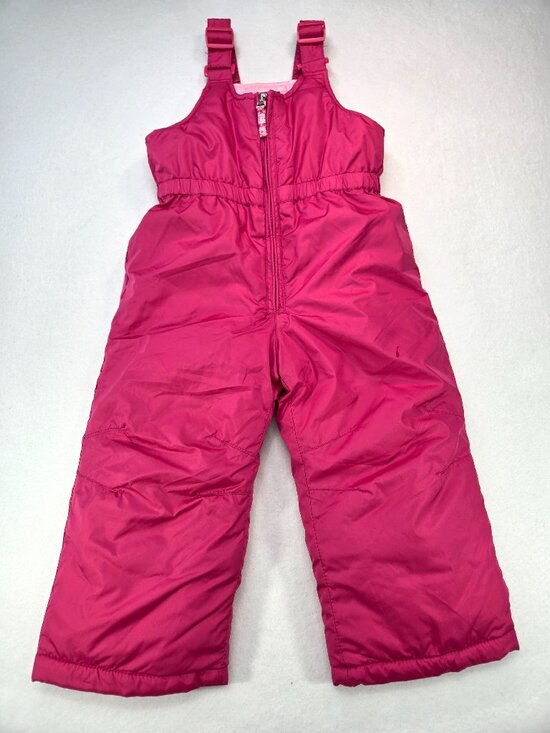 Rway Other - RWay Girls 2T Hot Pink Insulated Snow Bib Overalls Ski Snow Pants Winter